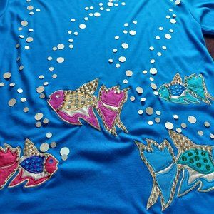 Arlando Vintage Top Women’s Size M Applique